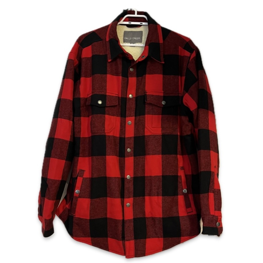 NWT buffalo plaid flannel jacket